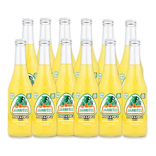Spot Beverage™ Premium Classic Bottled Soda Brands (12-Pack, Jarritos Pineapple)