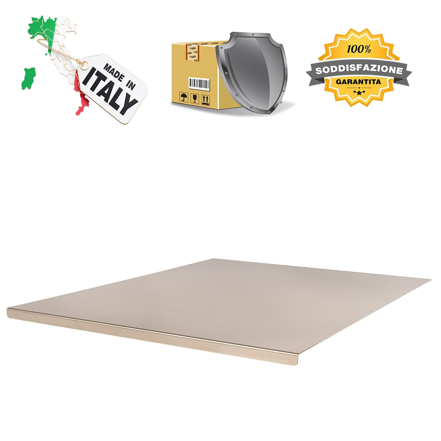 Bonussi Tagliere Spianatoia per Alimenti Professionale 40x50 AISI 304
