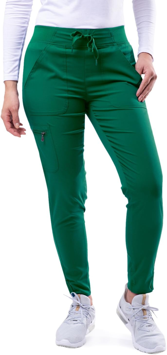 Adar Pro Scrubs for Women - Ultimate Yoga Jogger Scrub Pants