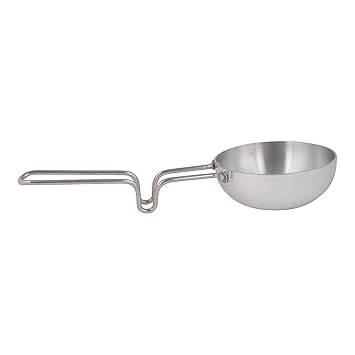 True Facility Aluminium Tadka Pan Anodized Utensil with Steel Handle Unbreakable