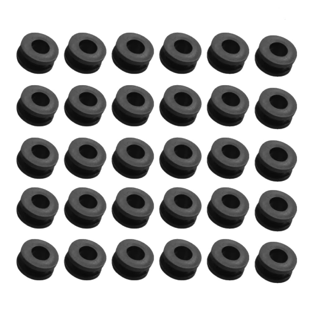 Rubber Grommet M6 10Pcs Compatible with Motorcycle(30 Pcs)
