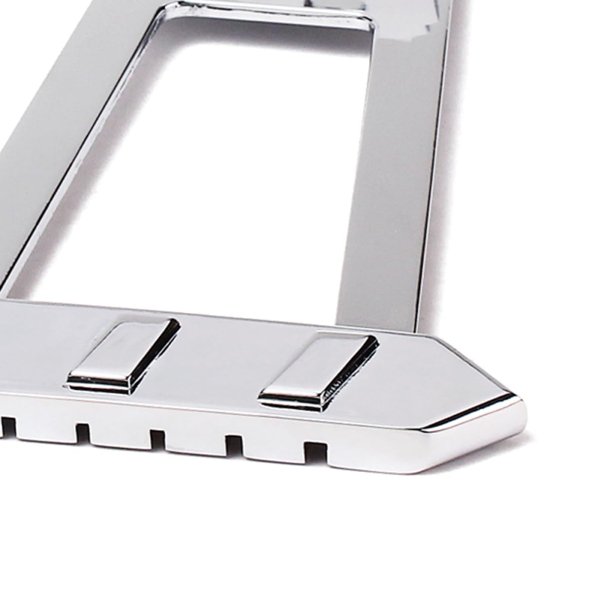 VANZACK 6 String Jazz Archtop Guitar Bridge String Square Shape Tailpiece for Jazz Guitar Durable Material Easy Installation with Screws Included Silver