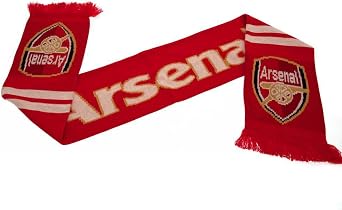 Arsenal FC Gunners Scarf (One Size) (Red/White)