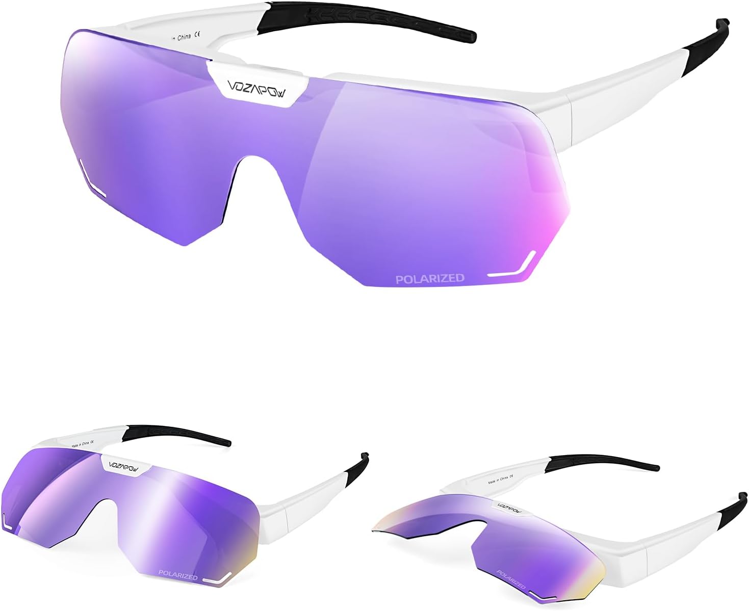 Polarized UV Protection Sports Sunglasses for Men & Women Polarized UV Protection Sports Sunglasses for Men & Women