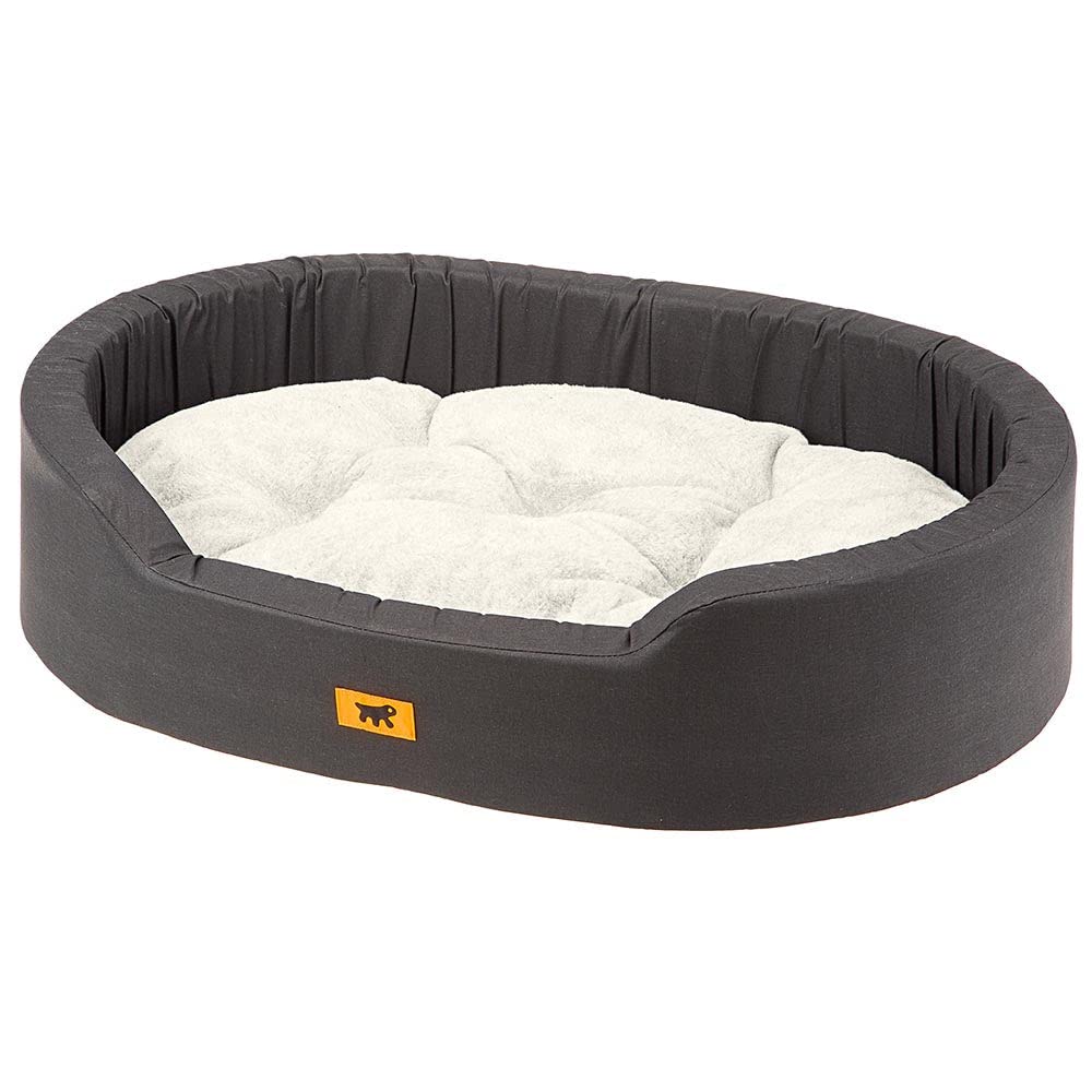 Ferplast Dandy Cat and Dog Bed, Cotton/Fur, 55 x 41 x 15 cm