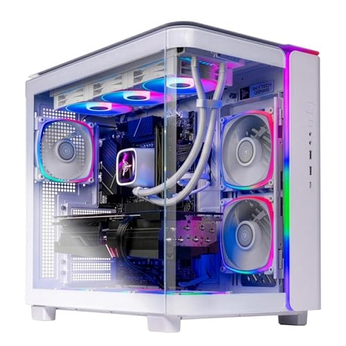 Image of Skytech Gaming King 95 Gaming PC, AMD Ryzen 7 9700X 3.8GHz, NVIDIA RTX 5070 12GB VRAM, 1TB Gen4 NVMe SSD, 16GB DDR5 RAM 6000, 850W Gold ATX 3 PSU, 360 ARGB AIO, WI-FI 5, Windows 11, Desktop