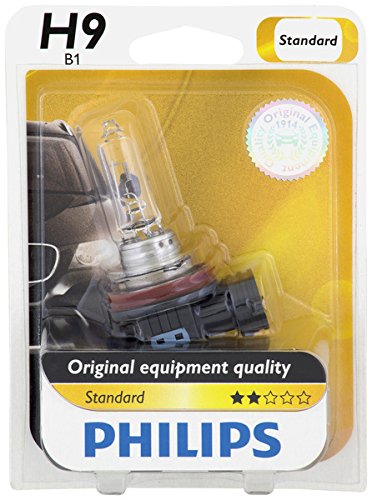 Philips 12361B1 H9 Standard Halogen Replacement Headlight Bulb, 1 Pack #TOP5