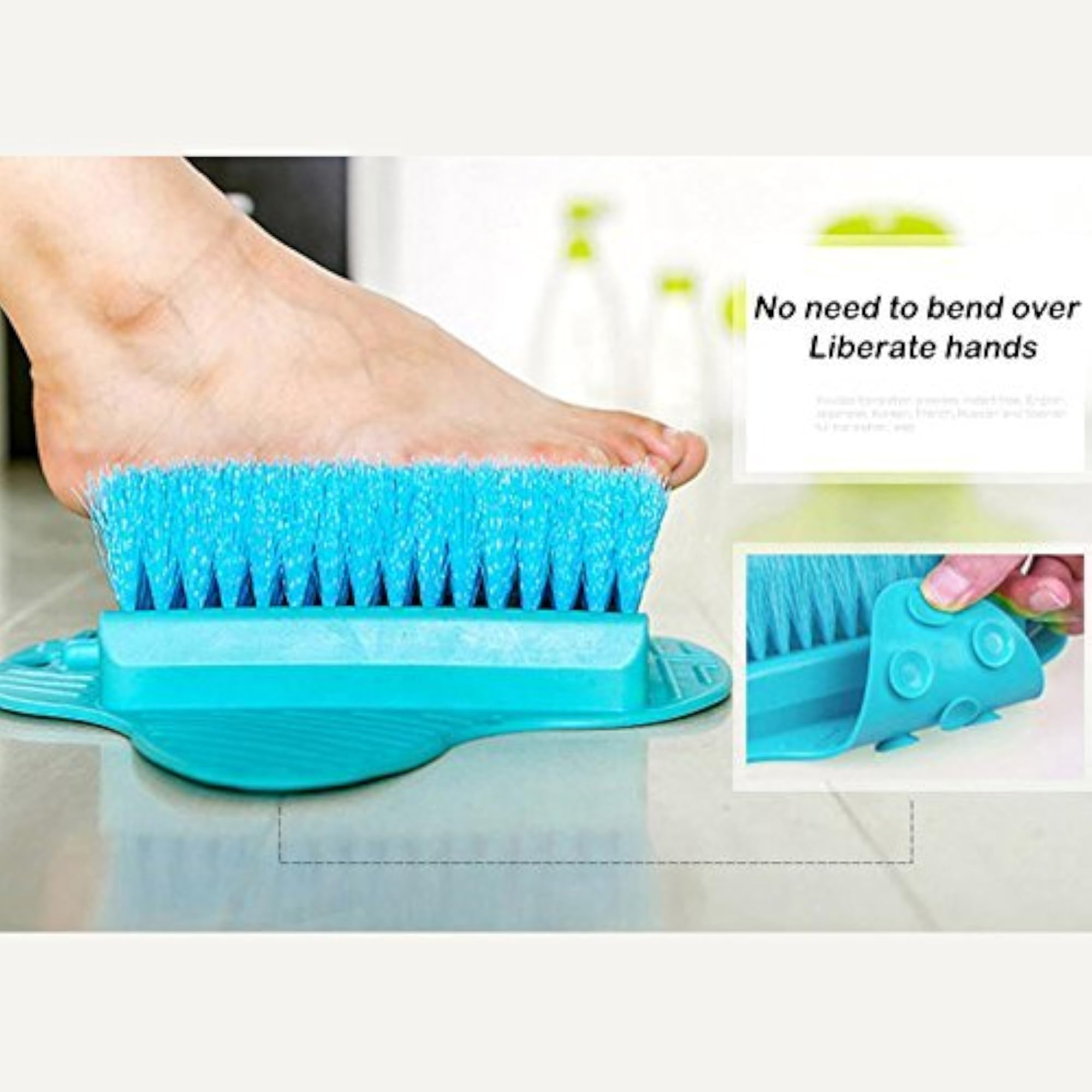 Foot Massage Brush Bath Blossom Scrub Brush