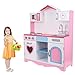 Produktbild MuGuang Küchenspielzeug Spielküche Küche mit Zubehör Spielzeugküche, Holzspielküche Kinderspielküche für 3-9 Jahren Kitchen Toys Role Play