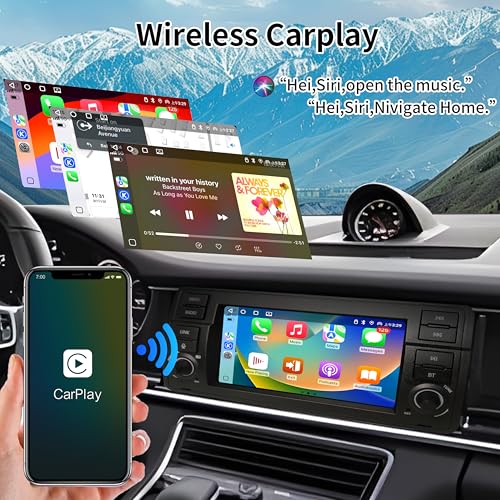 Autoradio GPS BMW E46 Android Auto CarPlay écran 7 pouces IPS caméra - 3