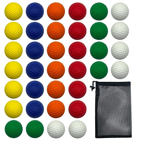 Image of Dsmile 36 Pack Foam Golf Practice Balls Light Soft Elastic Training Multifunction Sport Balls