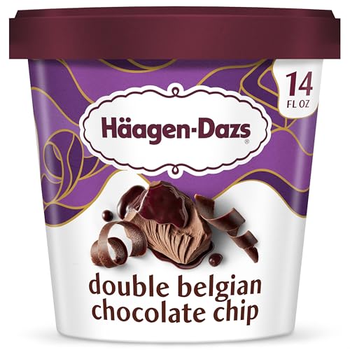 Haagen-Dazs, Belgian Chocolate chip Ice Cream, 14 oz (Frozen)