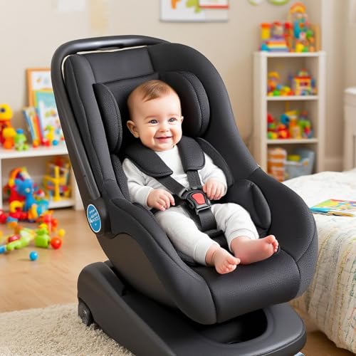 image for FunTankie Infant Car Seat Insert – Thickened, Breathable & Fold-Go B