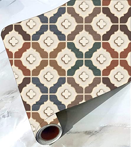Image of CABANA HOMES Wall Stickers Botanical DIY Wallpaper for Decals (45 x 125 cm, 1 Roll) (6 sq. ft) Decorative Self Adhesive Home Decor Furniture Wardrobe Table Top Ceiling, Multicolour