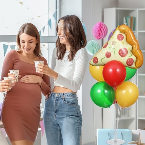 Naozinebi 2 Sets Pizzas Birthday Party Balloons Stand Kit Party Decor by Naozinebi - Used condition - Image 6
