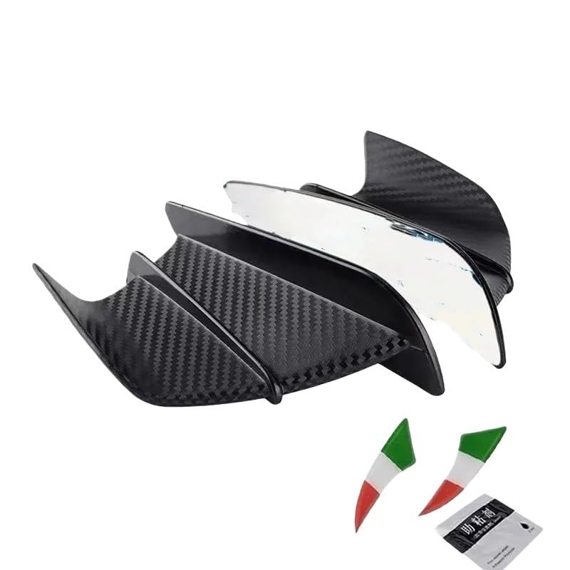 Plastique carbone carénage latéral réservoir ADV 150 aileron avant rigide