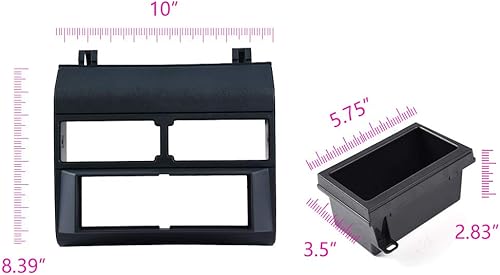 Miniatura 2 de PIT66 Kit de instalación de cubierta para salpicadero, adaptador de arnés de cables compatible con Chevy GMC 1988-1994 para camionetas, color azul