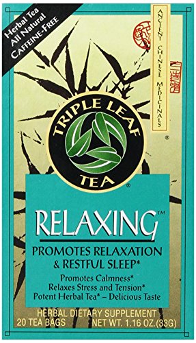 Triple Leaf Tea, Relaxing, 20 Tea Bags (Pack of 6)