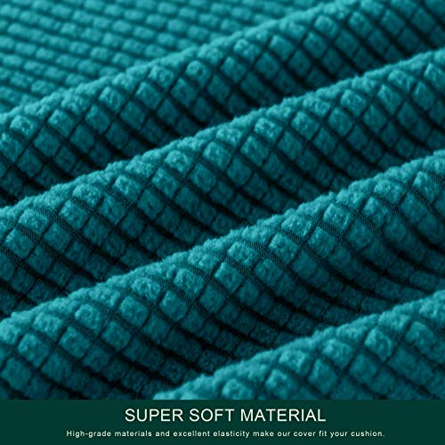 Chun Yi Stretch Sofa Slipcover Set For Loveseat And Armchair, Couch Slipcover With Separate Cushion Sofa Cover Set For 1 2 Seater Settee (Teal/Turquoize, Covers For Loveseat& Chair) #TOP3