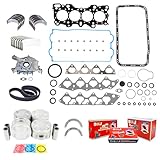 DNJ EK217M Master Engine Rebuild Kit for 1994-1995 Honda Civic del Sol 1.6L L4 16V DOHC 1588cc