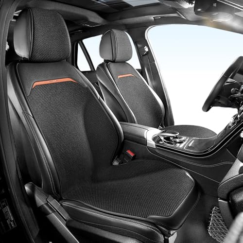 ルークス に適用 シートカバー 車 保護マット 麻素材 メッシュデ 滑り止め 通気 犬 子供 リネン製 汚れ防止 お手入れ簡単 内装 車 オールシーズン対応 簡単取付 ブラック フルセット 5席(前席2点&後席セット) 12P ZDA6-SR-11