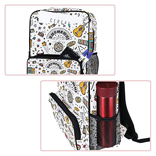 Sac à dos ordinateur violon imprimé pour travail et loisirs - 2