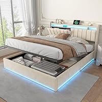 Gestoffeerd tweepersoonsbed 160 x 200 cm, met opbergruimte, bedframe