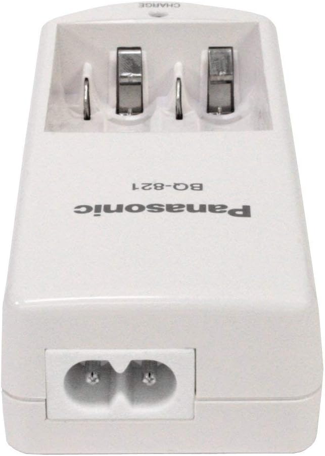 Rear view of the Panasonic BQ-821 charger showing the power input port.