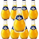 Orangina Sparkling Citrus Beverage with Pulp, 8.5 Fl Oz Glass Bottle (16 Bottles)
