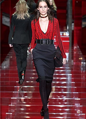 Women High Waist Genuine Cowhide Leather Wide Waist Belt Waistband3