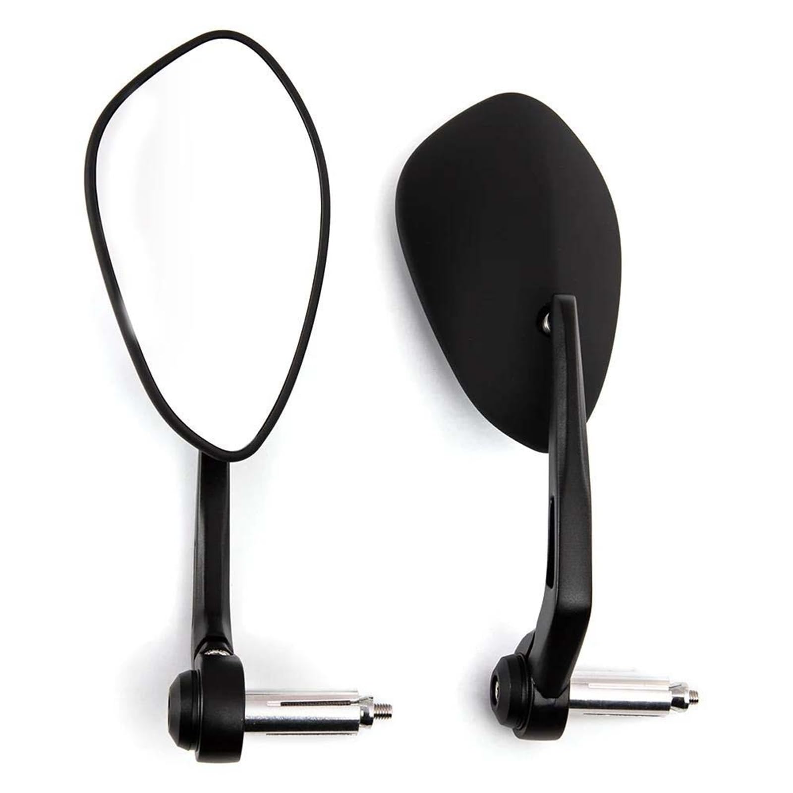 Rétroviseur de guidon de moto 7/8'' 22 mm universel en aluminium noir pour CB650
