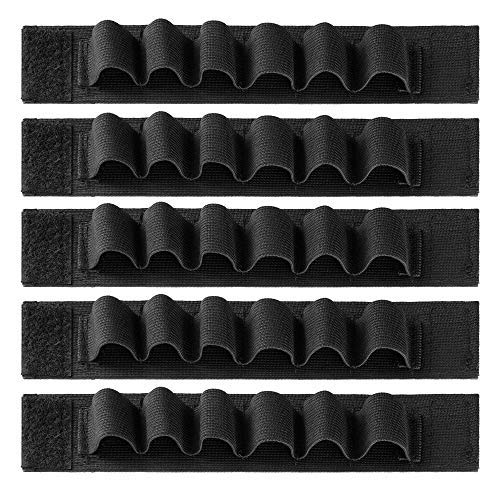 Bluecell 5 Pieces Toy Gun Accessories EVA Bullets Gun Wrist Belt Band Strap Bandolier for Nerf N-Strike Mega Series Blasters