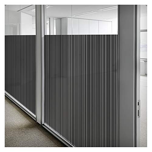Vinilo decorativo para ventana rayas negras 60x213 cm miniatura 4