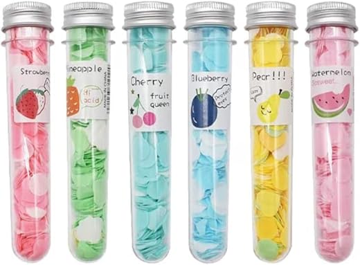 Travel Soft Paper Soap, Flower Design, Portable Hand Wash for Kids and Adults, Assorted Colors (PACK OF 4pc)