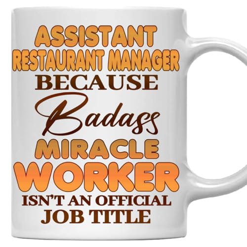 Assistant Restaurant Manager Mug, Assistant Restaurant Manager Gift