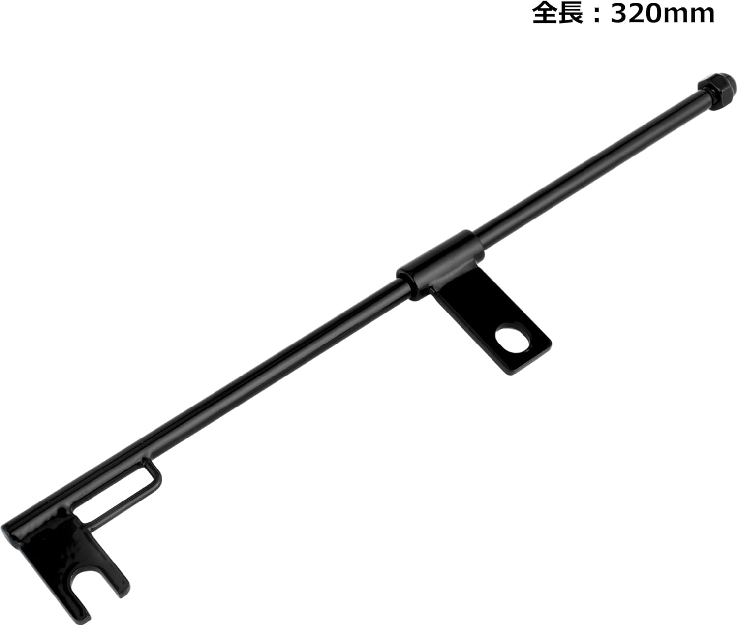 saddle bag slide rail Short / Black HD-08044