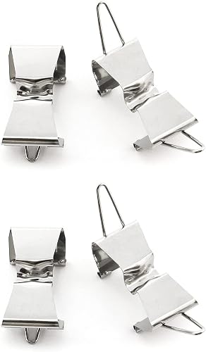 heyous 4pcs Stainless Steel Wet Canvas Clips Hold 2 Canvas Face to Face for Oil Painting Frame Art Supplies
