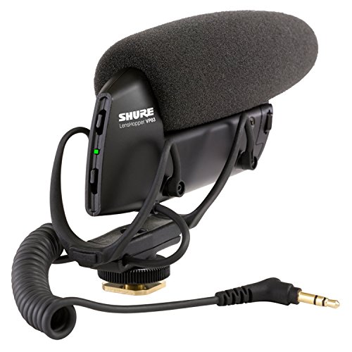 Shure VP83 LensHopper Camera-Mounted Condenser Microphone for use with DSLR Cameras and HD Camcorders