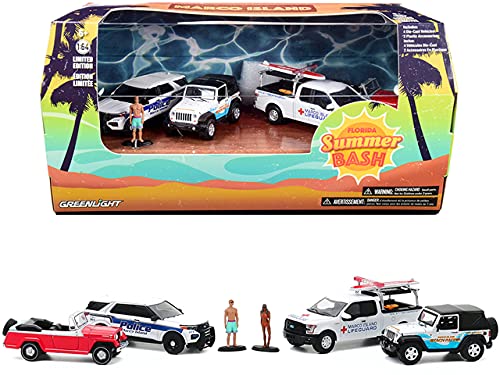 DIORAMA FLORIDA SUMMER BASH 1/64, Greenlight, Multicor