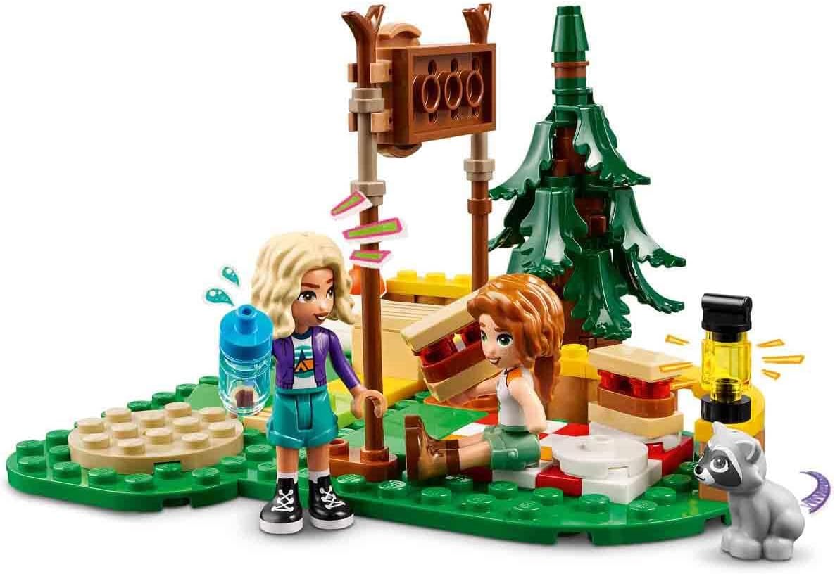 LEGO Friends Adventure Camp Archery Range Set, Building Toy for 6 Plus Year Old Girls, Boys & Kids, with Toy Bow and Arrows, 2 Mini-Dolls, a Raccoon Figure and Accessories, Birthday Gift Idea 42622