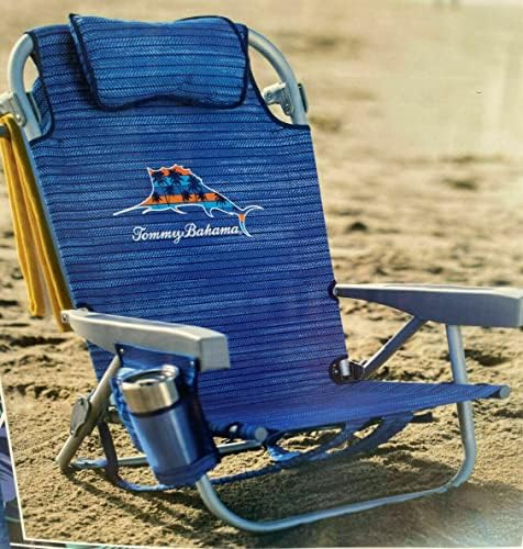 Tommy Bahama 2016 Backpack Cooler Chair with Storage Pouch and Towel Bar