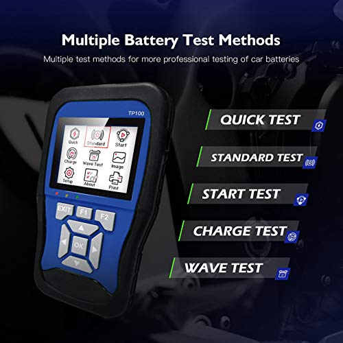 Scanner OBD de motocicleta para Honda, TopDiag TP100 Scanner portátil OBD Sistema duplo inteligente