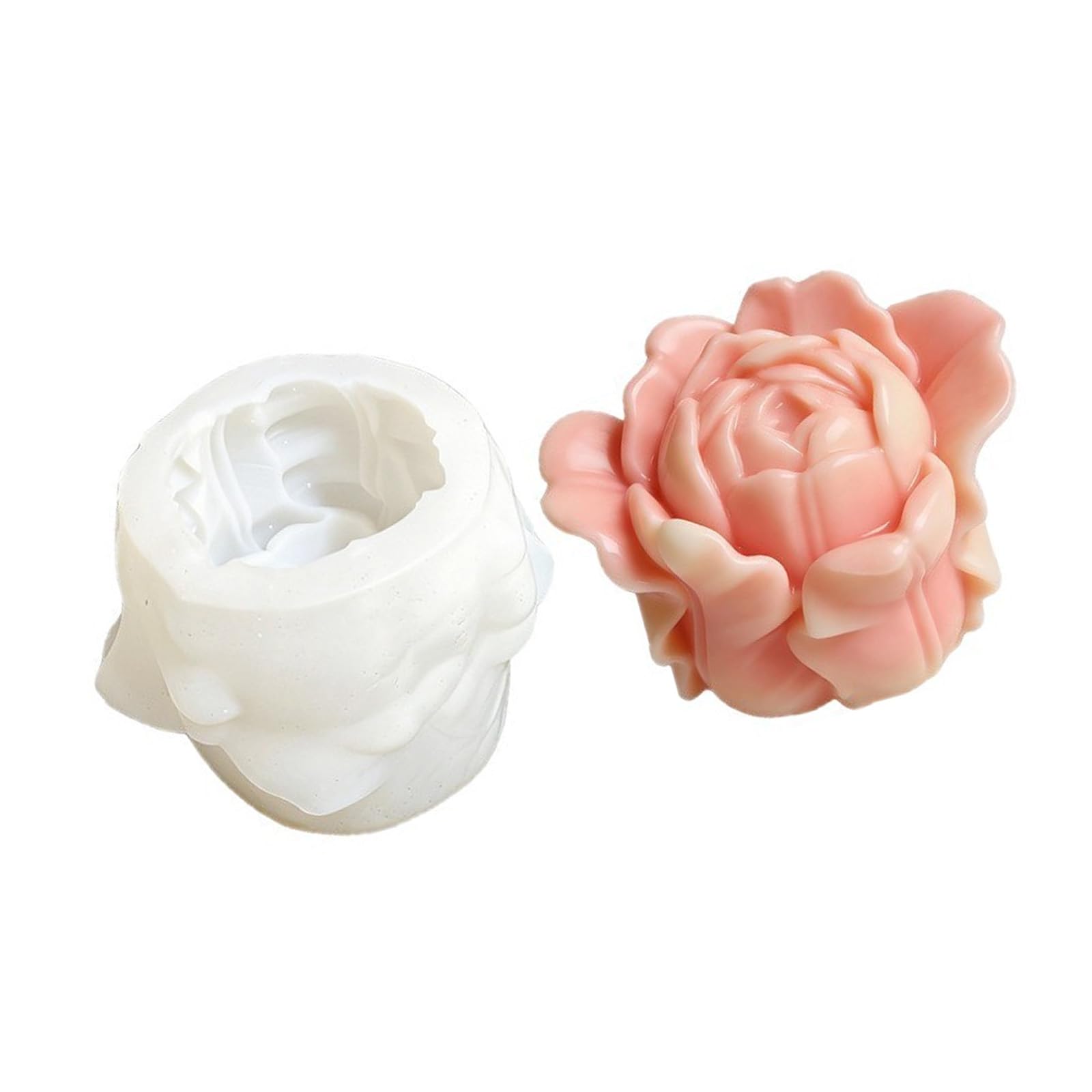 Ekoama Silicone Candle Mould for Tulips Bouquet Flower Designs Reusable for Crafting and Home Decoration