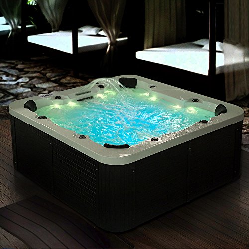 Home Deluxe | Outdoor Whirlpool | Seaside | inkl. Einstiegsleiter und Thermoabdeckung-3