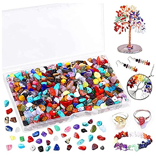 Varadyle Joyas de piedras preciosas con anhNgern, pendientes y kits de herramientas, adecuado para pulseras de bricolaje, collares B Cover