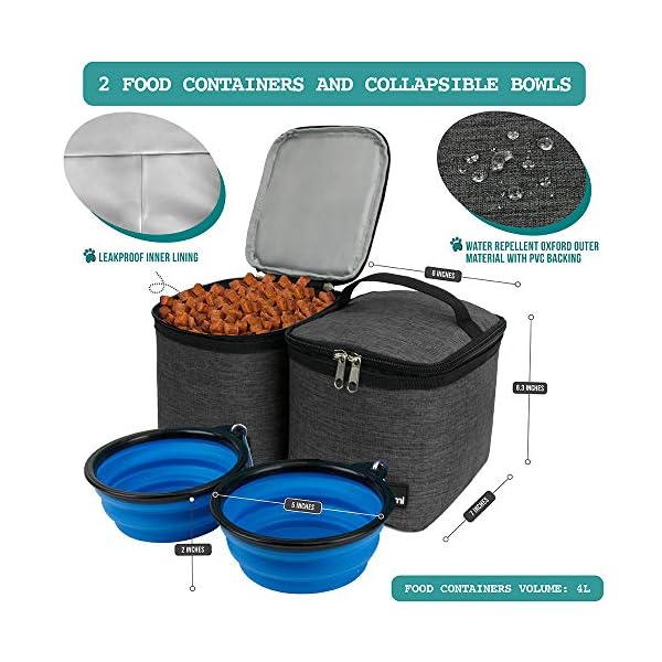 PetAmi-Dog-Travel-Bag-Backpack-Backpack-Organizer-with-Poop-Bag-Dispenser-Pockets-Food-Container-Bag-Collapsible-Bowl-Weekend-Pet-Travel-Set-for-Hiking-Overnight-Camping-Road-Trip-Charcoal PetAmi Dog Travel Bag Backpack - Convenient Travel Solution for Pet Owners