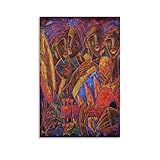 Oil Painting Art Poster Oscar Ortiz Poster Print on The Wall of The Muse of Caribbean Oil Painting...