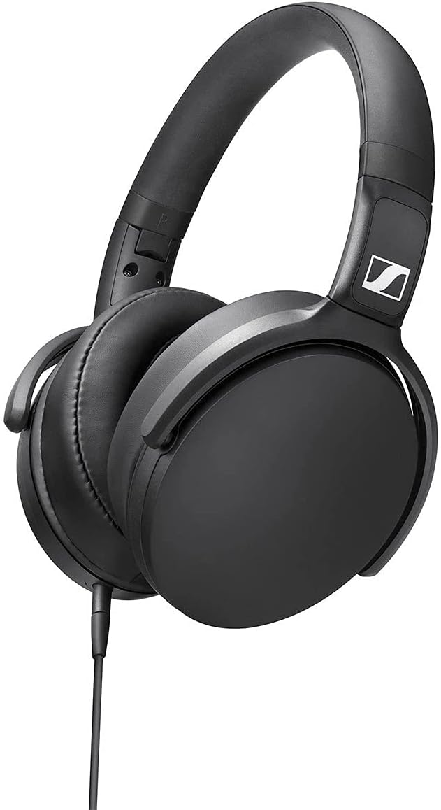 Hd 400S Closed Back, Around Ear Headphone With One-Button Smart Remote On Detachable Cable, Black