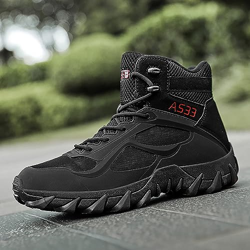 Botas de caminhada masculinas para Hombre Bota de caminhada masculina cano alto impermeável cano méd