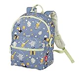 KINDERRUCKSACK - Mit buntem Tierprint, idealer Begleiter für die Krippe, Kindergarten, Familienausflüge und Freizeitaktivitäten, ausreichend Stauraum und einfache Handhabung